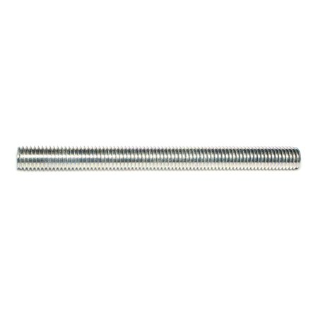 MIDWEST FASTENER Fully Threaded Rod, 1/2"-13, Grade 2, Zinc Plated Finish, 4 PK 76966